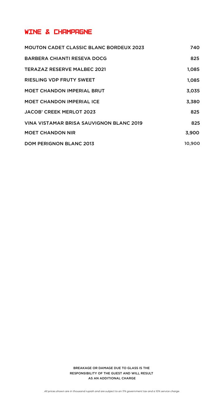 Vault Jakarta menu page 7