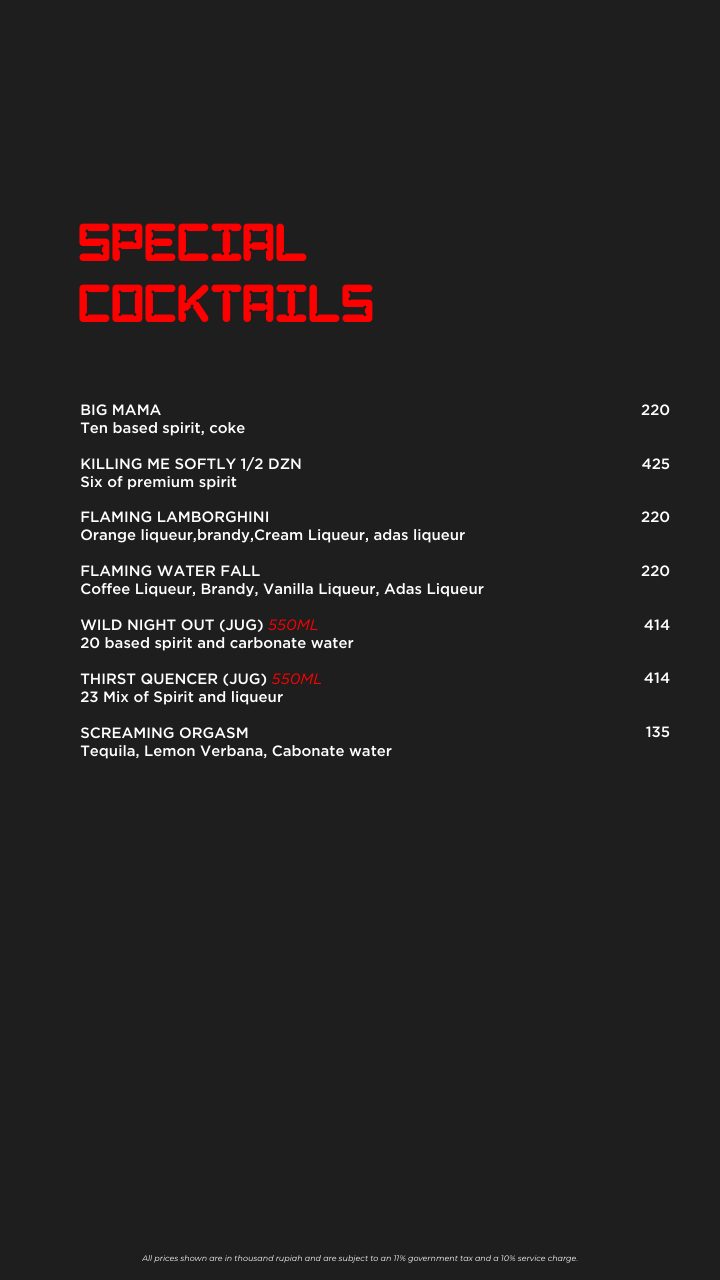 Vault Jakarta menu page 8