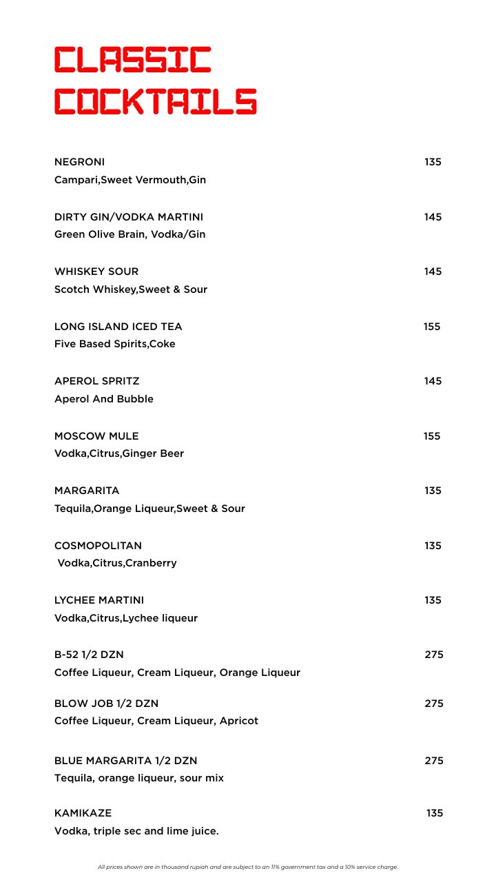 Vault Jakarta menu page 9